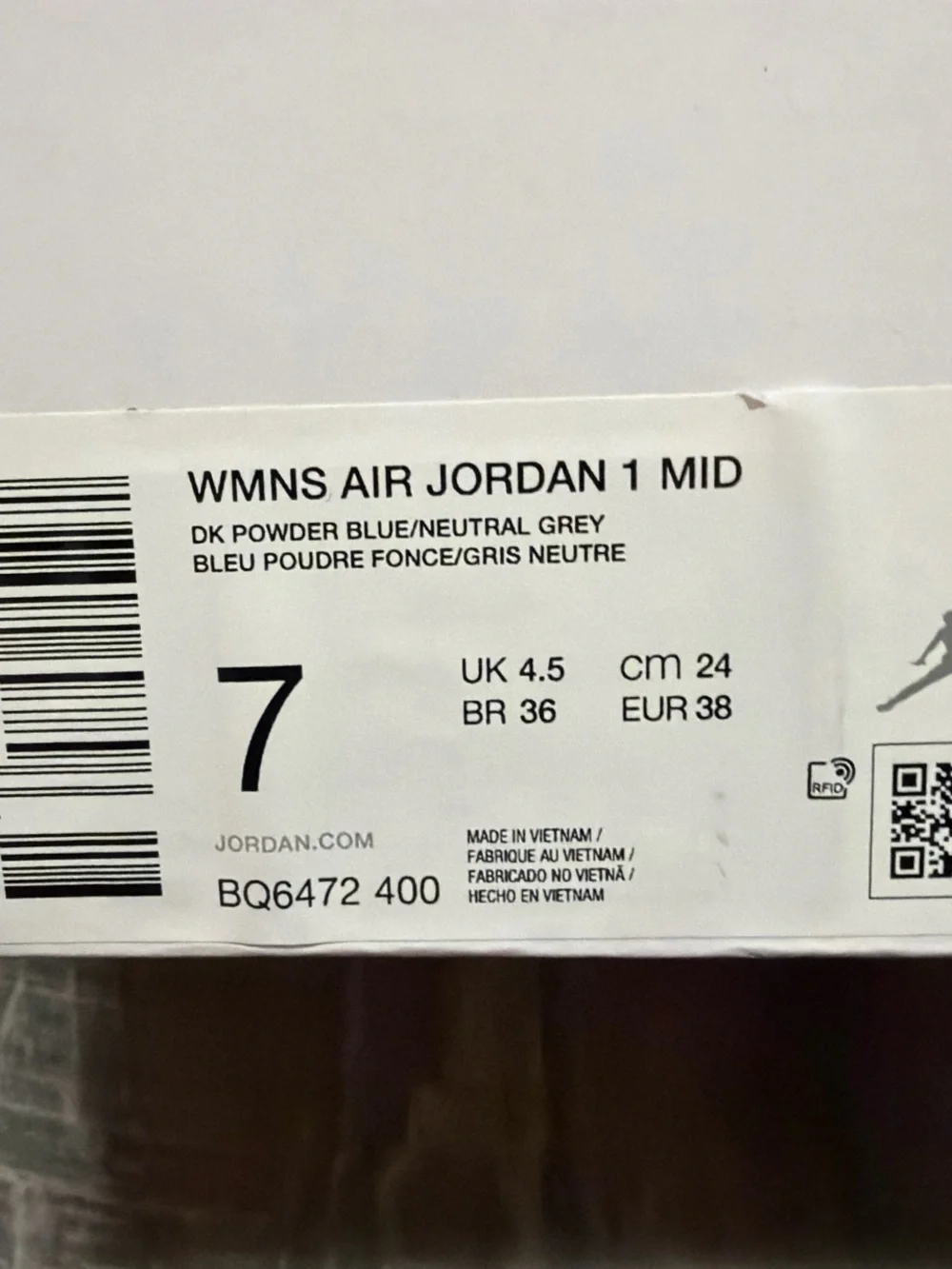 Nike Air Jordan 1 Low Blue White Pink